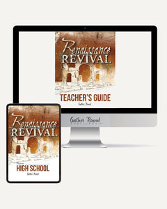 Renaissance and Revival Homeschool Unit Study Printed Digital Bundle Teacher's Guide and High School Student Book