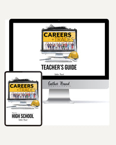 Careers + Trades Homeschool Unit Study Digital Bundle Teacher's Guide and High School Student Book