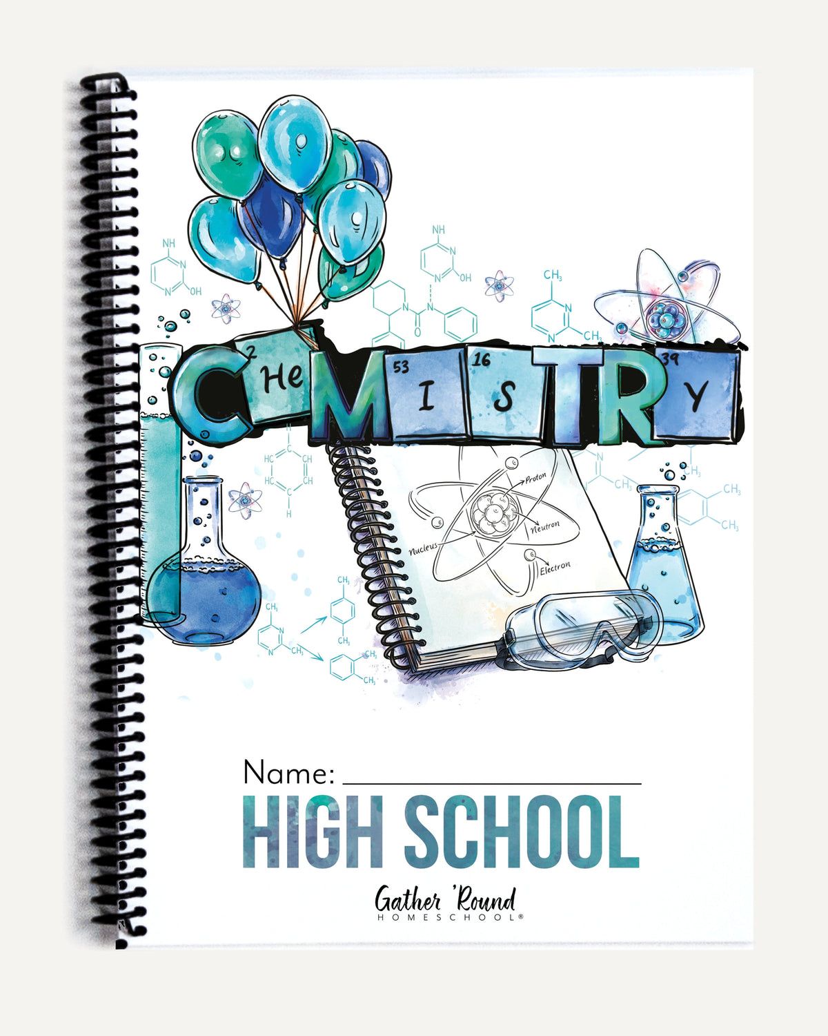 Chemistry Homeschool Unit Study Printed High School Student Book