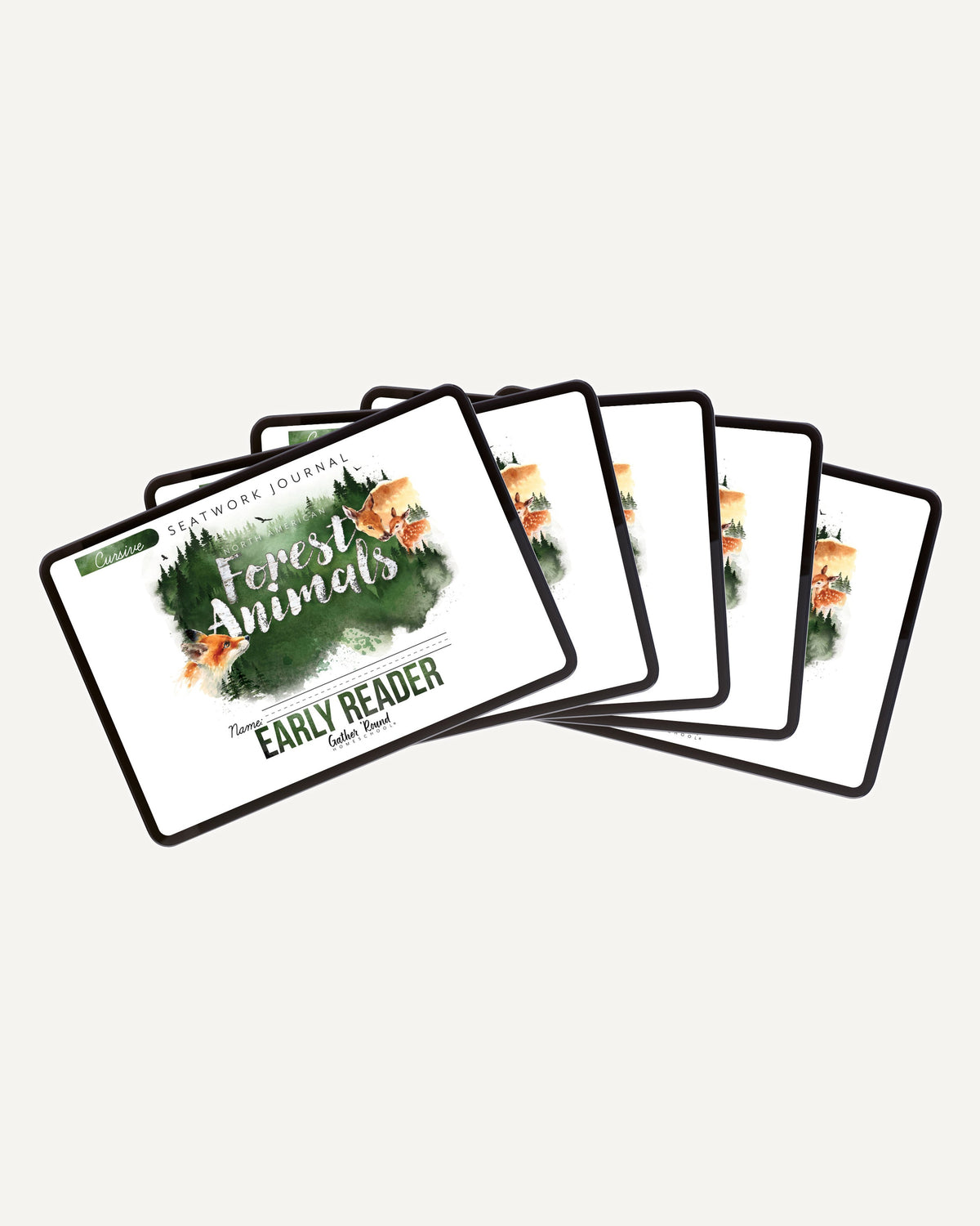 North American Forest Animals Seatwork (Digital Downloads) homeschool unit study, digital Bundle
