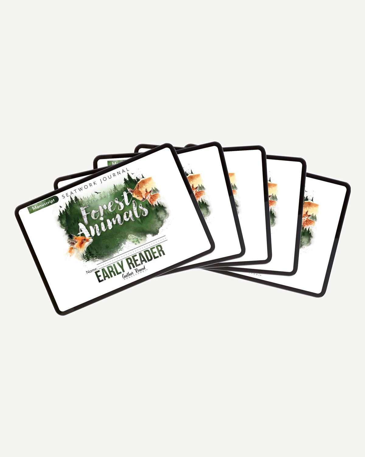 North American Forest Animals Seatwork (Digital Downloads) homeschool unit study, digital Bundle