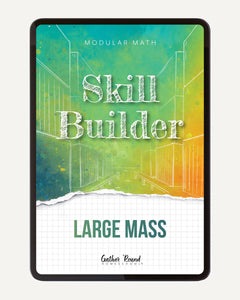 Measurement Step 4 modular math homeschool digital skill builder large mass