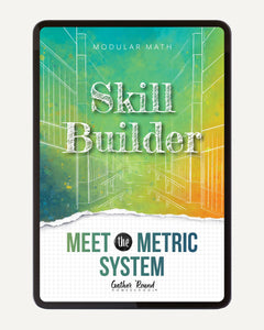 Measurement Step 5 modular math homeschool digital skill builder meet the metric system