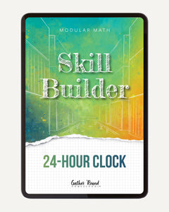 Measurement Step 5 modular math homeschool digital skill builder 24-hour clock