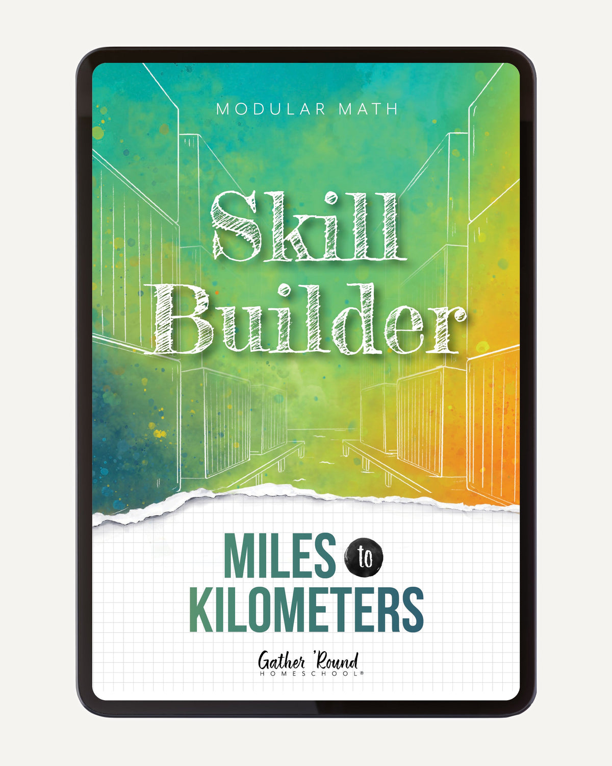 Measurement Step 6 modular math homeschool digital skill builder miles to kilometers