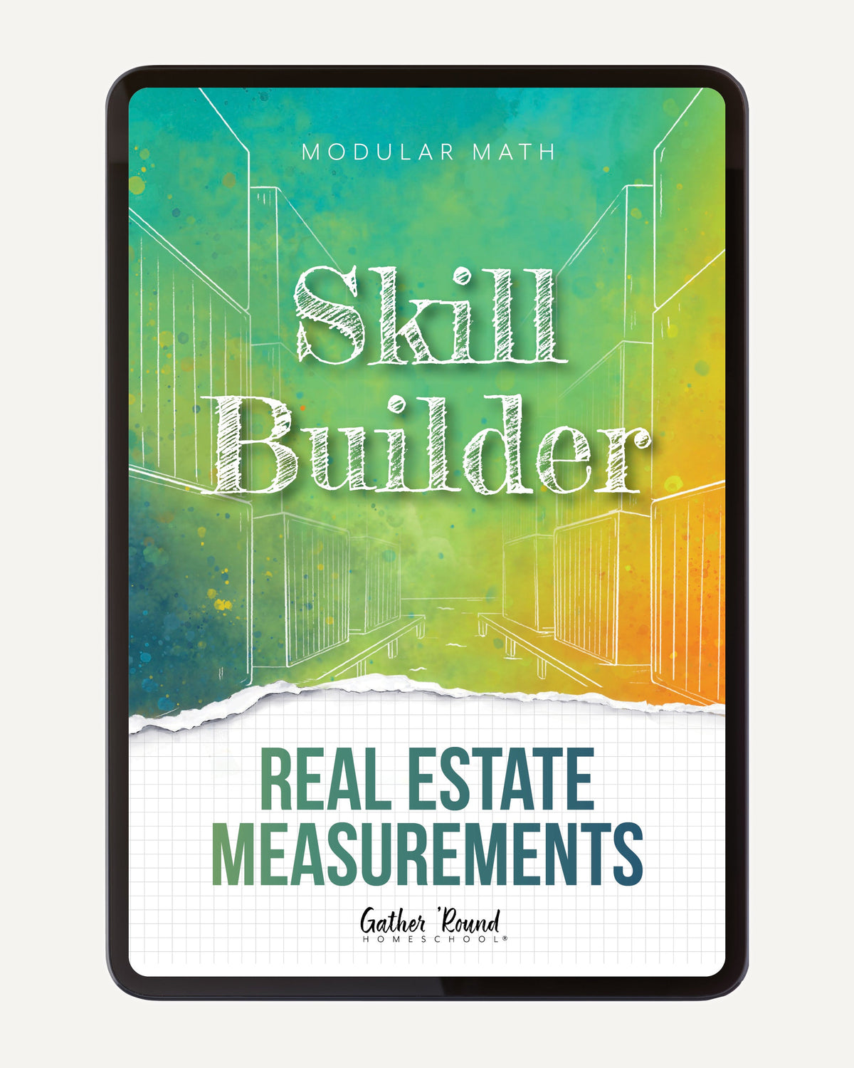 Measurement Step 6 modular math homeschool digital skill builder real estate measurements