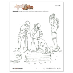 Ancient Civilizations homeschool unit study digital pre-reader student book lesson 1