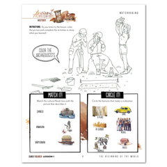 Ancient Civilizations homeschool unit study printed early reader student book lesson 1