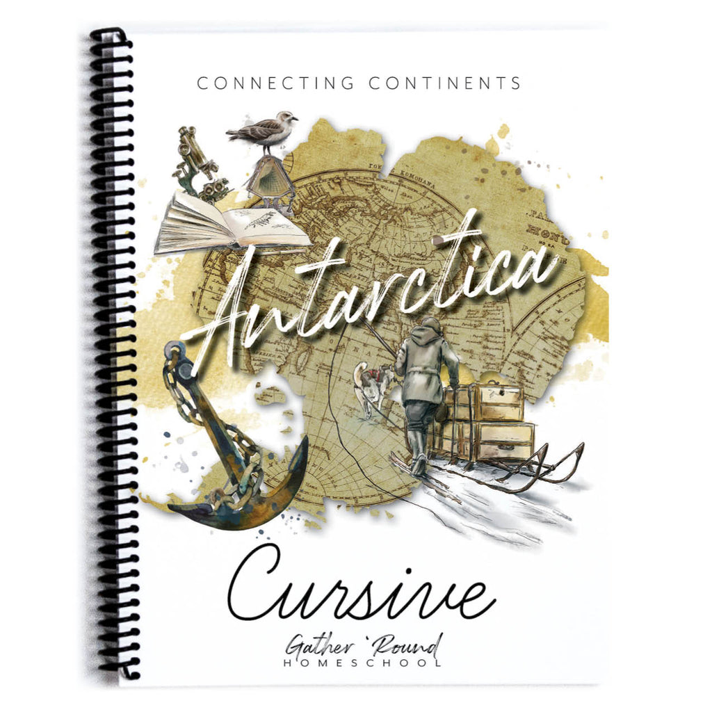 Antarctica Cursive Writing Printed Book