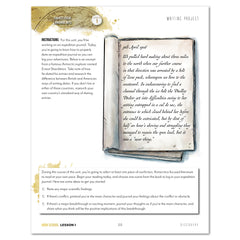 Antarctica homeschool unit study student notebook lesson page for high school