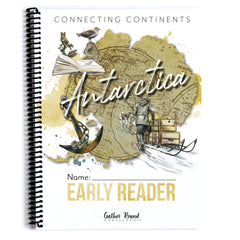 Antarctica homeschool unit study early reader student printed notebook