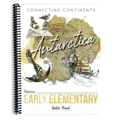 Antarctica homeschool unit study early elementary student printed notebook