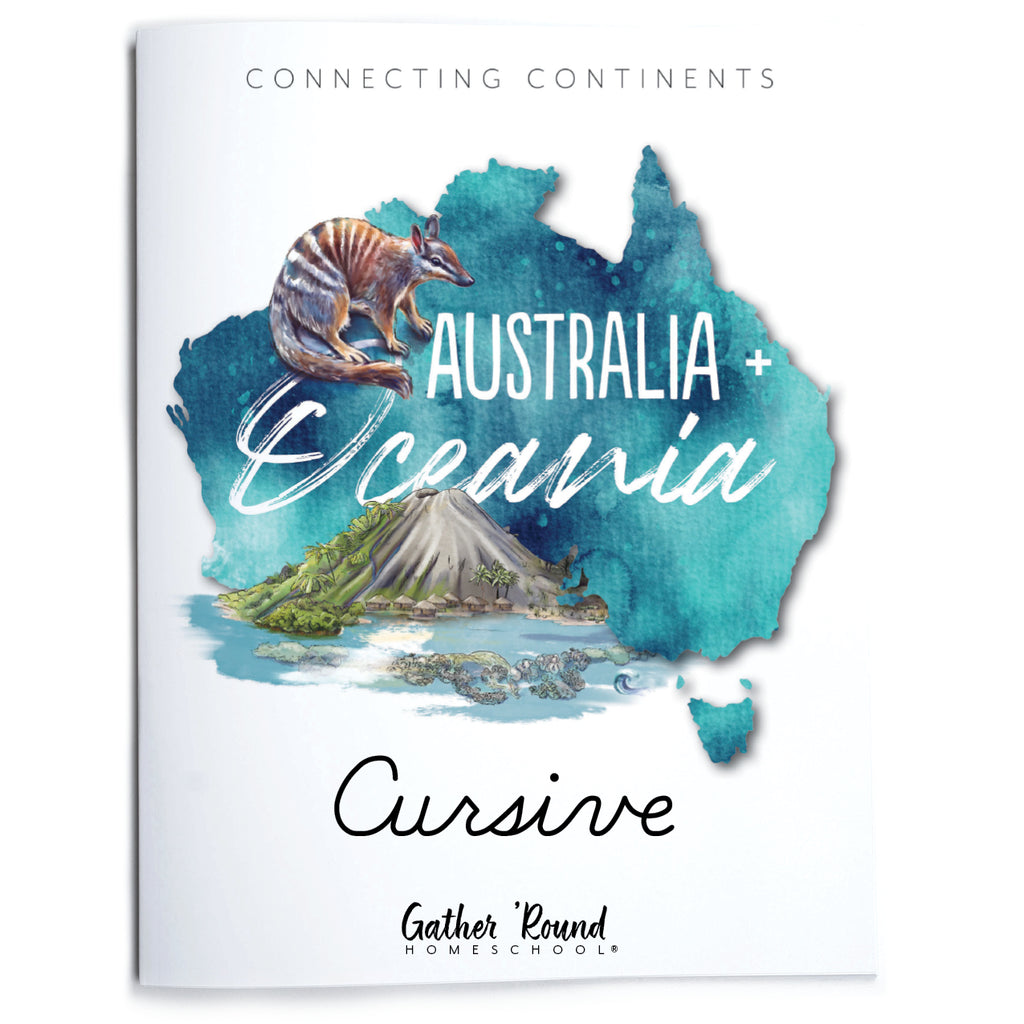 Australia + Oceania Cursive Writing Book