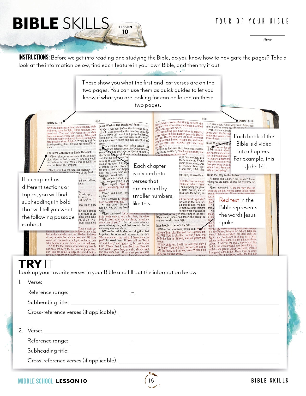 Bible Skills (Digital Download FREEBIE)