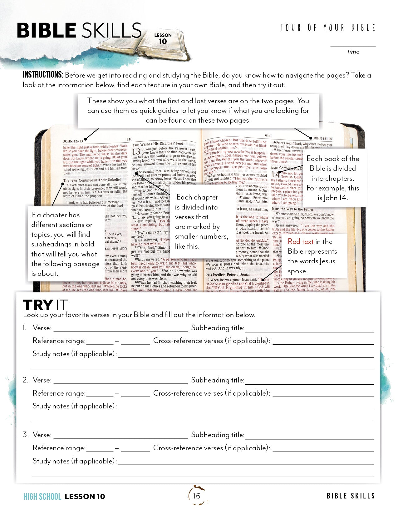 Bible Skills (Digital Download FREEBIE)