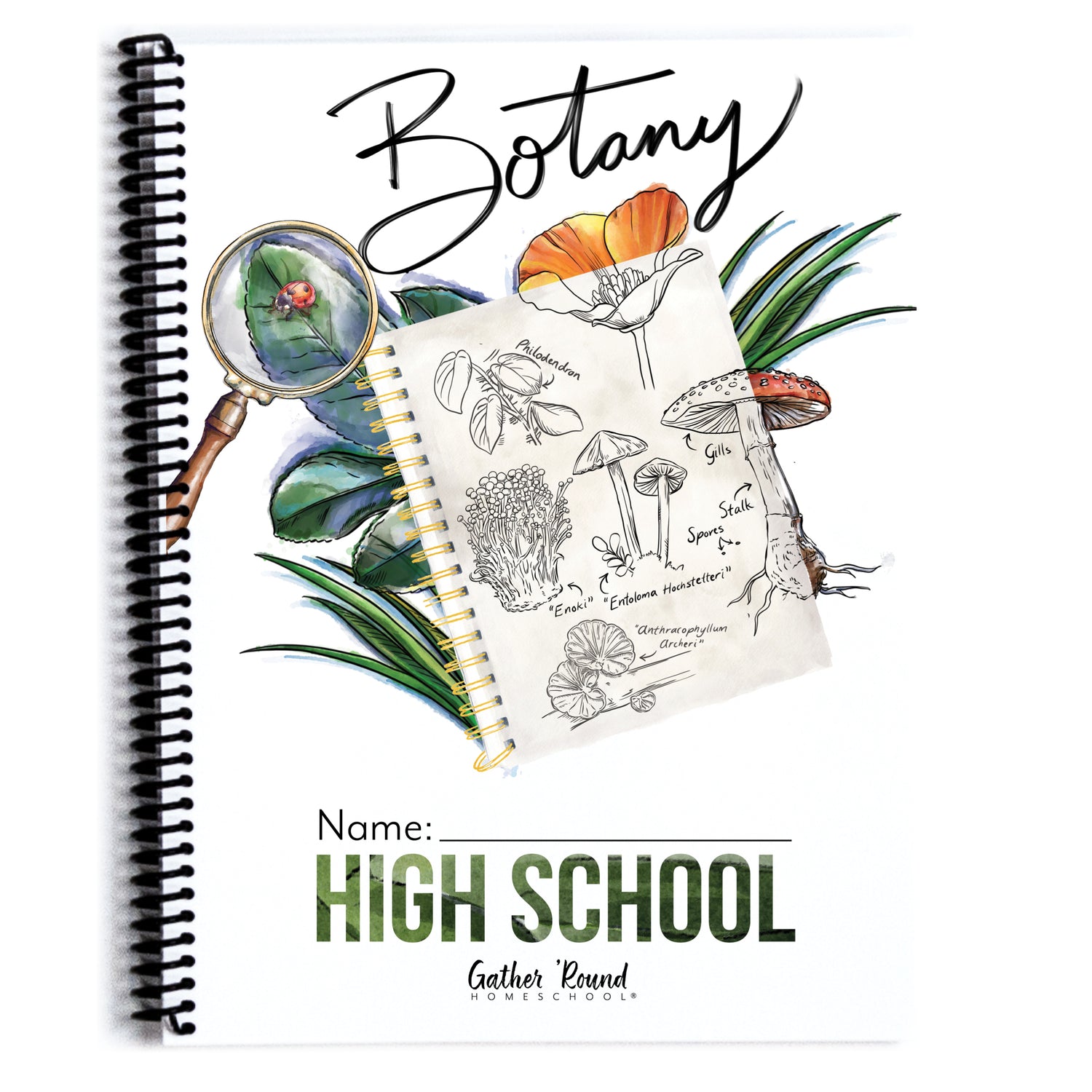Botany Homeschool Unit Study Printed High School Student Book 