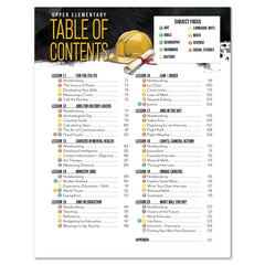 Careers + Trades Homeschool Unit Study Printed Upper Elementary Student Book Table of Contents Lesson 11-20