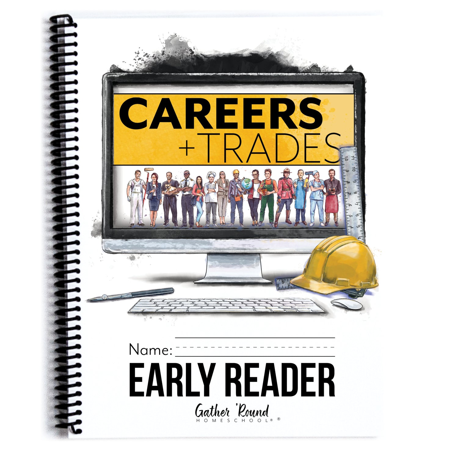 Careers + Trades Homeschool Unit Study Printed Early Reader Student Book 