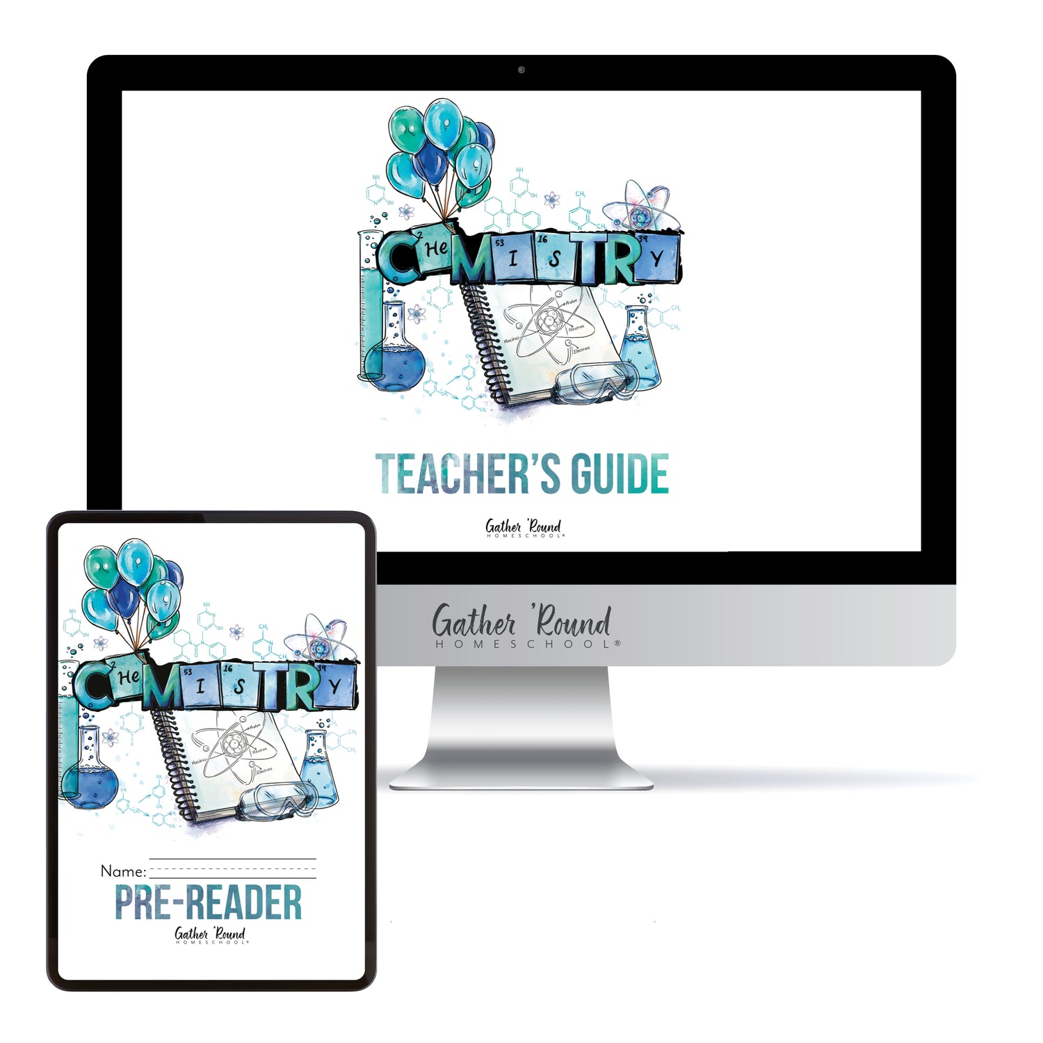 Chemistry Homeschool Unit Study Digital Bundle Teacher's Guide and Pre-Reader