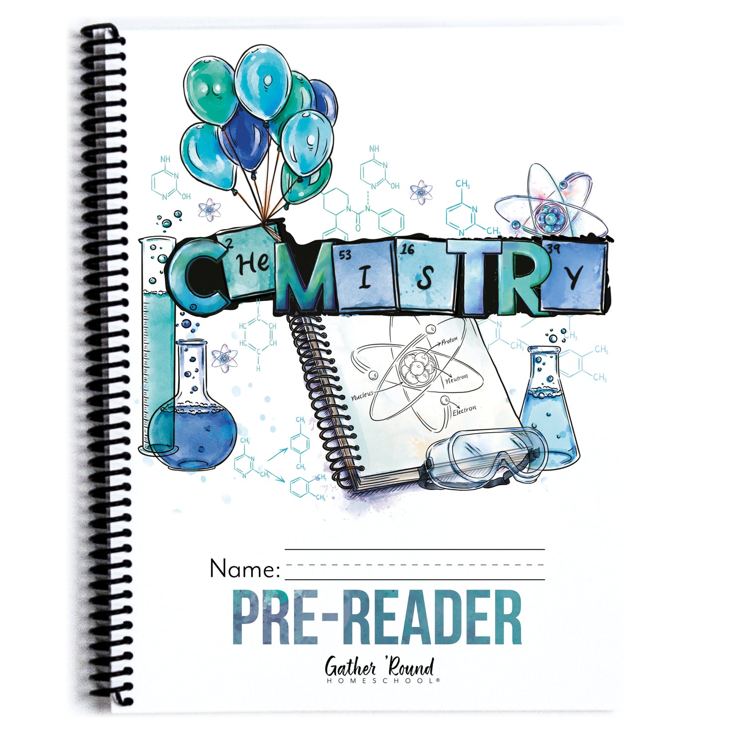 Chemistry Homeschool Unit Study Printed Pre-Reader Student Book 