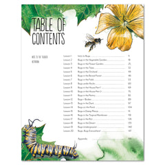 Creepy Crawlies Homeschool Unit Study Digital Teacher's Guide Table of Contents