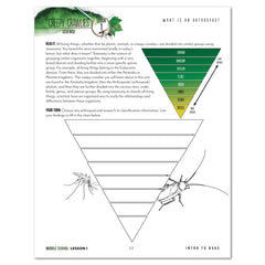 Creepy Crawlies Homeschool Unit Study Digital Middle School Student Book Lesson 1 What in an anthropod?