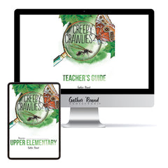 Creepy Crawlies Homeschool Unit Study Digital Bundle Teacher's Guide and Upper Elementary Student Book