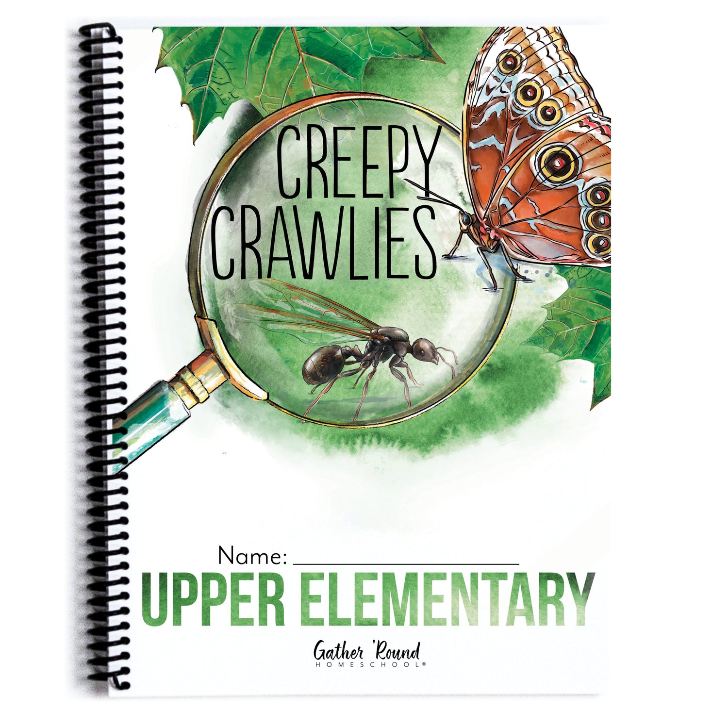 Creepy Crawlies Homeschool Unit Study Printed Upper Elementary Student Book