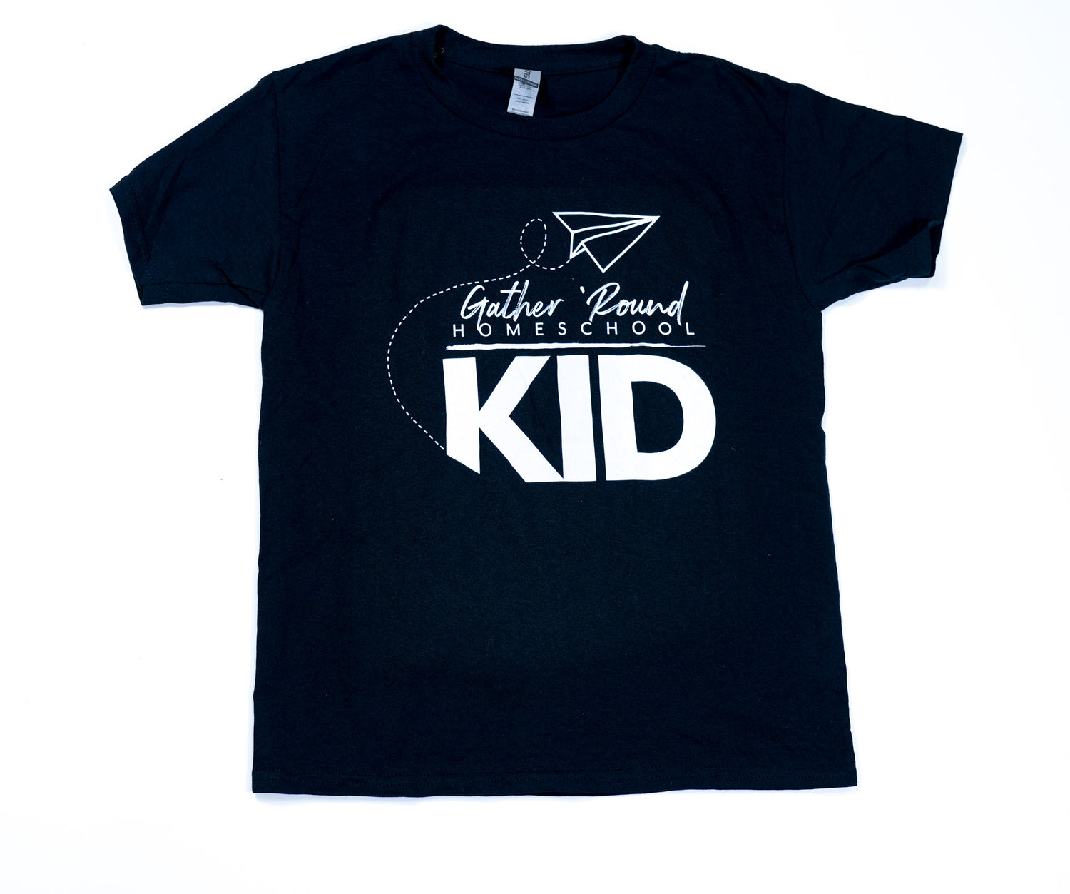 Gather 'Round Homeschool KID Black T-shirt