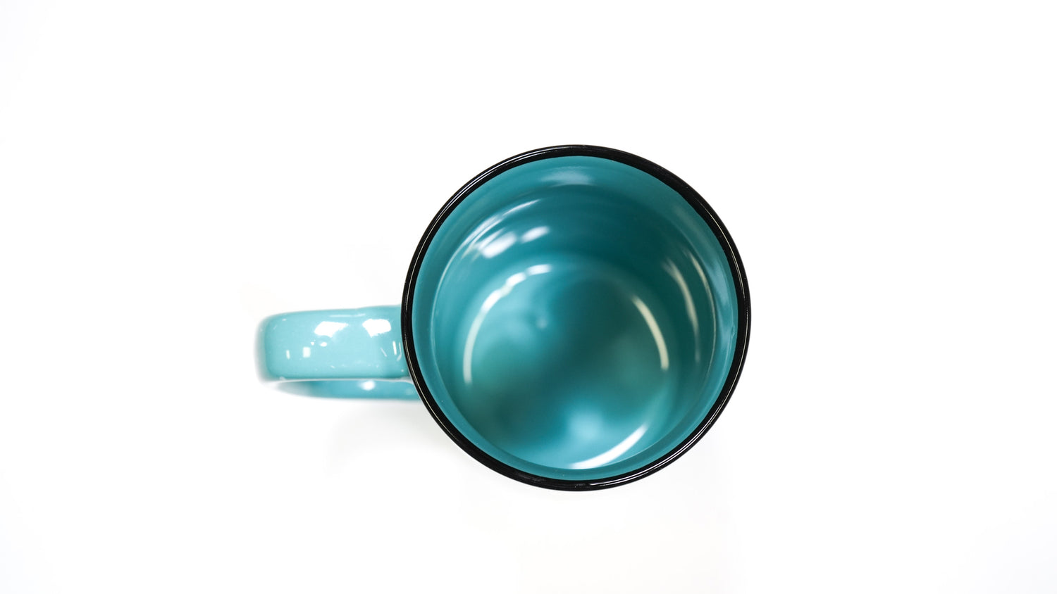 Gathered In His Name Teal Ceramic Mug