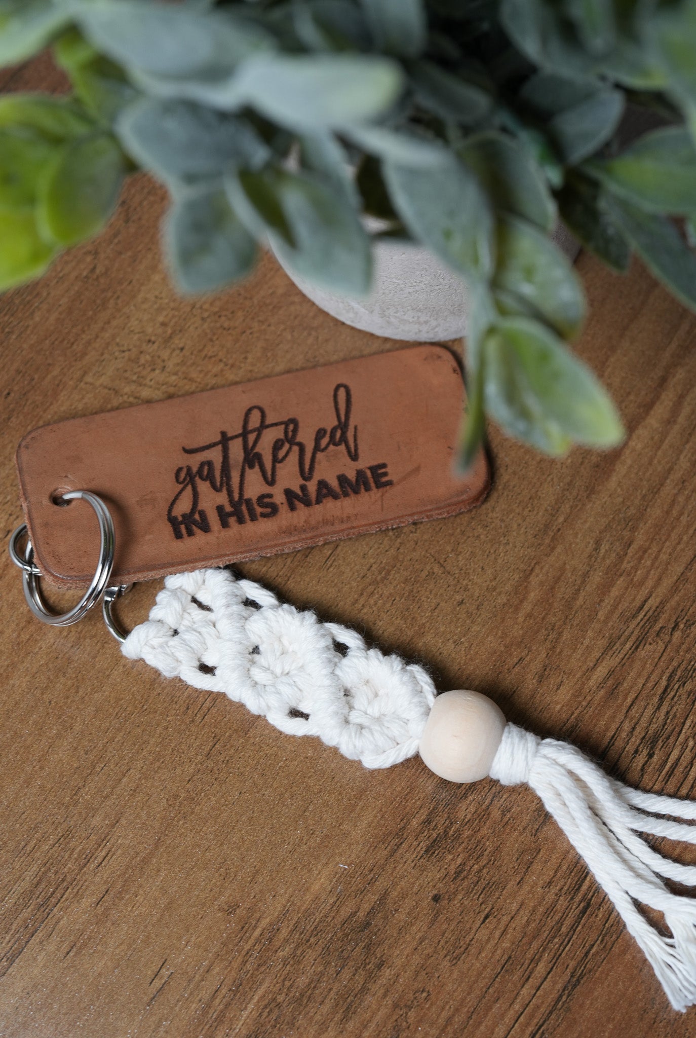 Gather 'Round Keychain