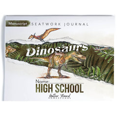Dinosaurs Homeschool Unit Study Printed Seatwork Journal Manuscript High School 