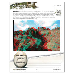 Dinosaurs Homeschool Unit Study Printed Upper Elementary Student Book Lesson 1 Worldview