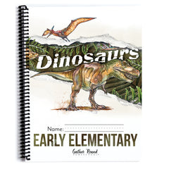 Dinosaurs Homeschool Unit Study Printed Early Elementary Student Book