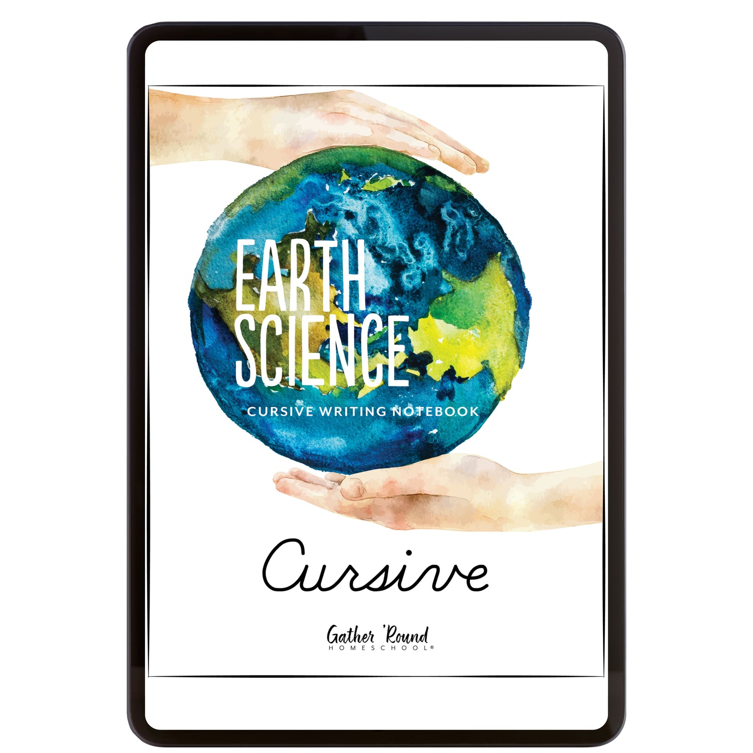 Earth Science Homeschool Unit Study Digital Cursive Student Book