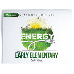 Energy Homeschool Unit Study Printed Seatwork Journal Manuscript Early Elementary 