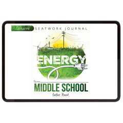Energy Homeschool Unit Study Digital Seatwork Journal Cursive Middle School Student Book