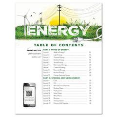Energy Homeschool Unit Study Printed Unit Planner Table of Contents