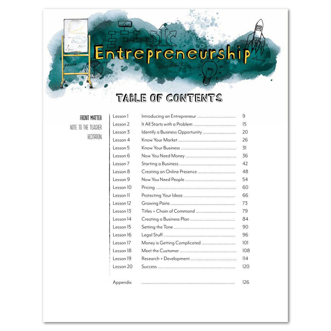 Entrepreneurship Unit (Digital Bundles) – Gather 'Round Homeschool USA