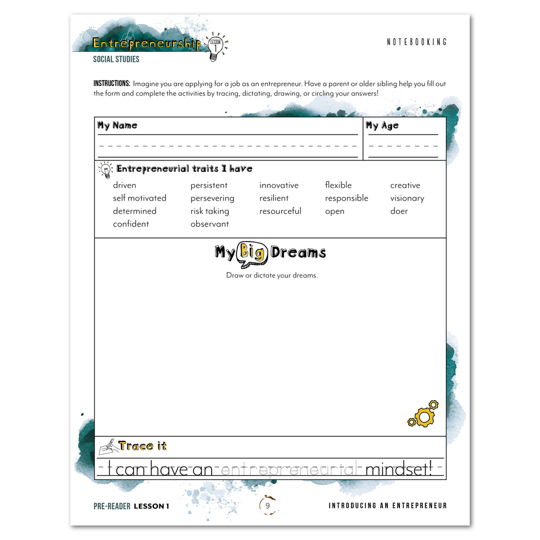 Entrepreneurship Unit (Digital Bundles) – Gather 'Round Homeschool USA