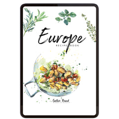 Europe homeschool unit study digital recipe book 