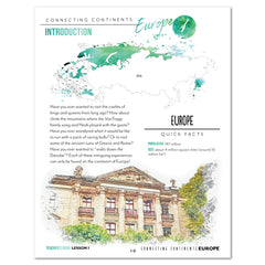 Europe homeschool unit study printed teacher's guide lesson one part one 