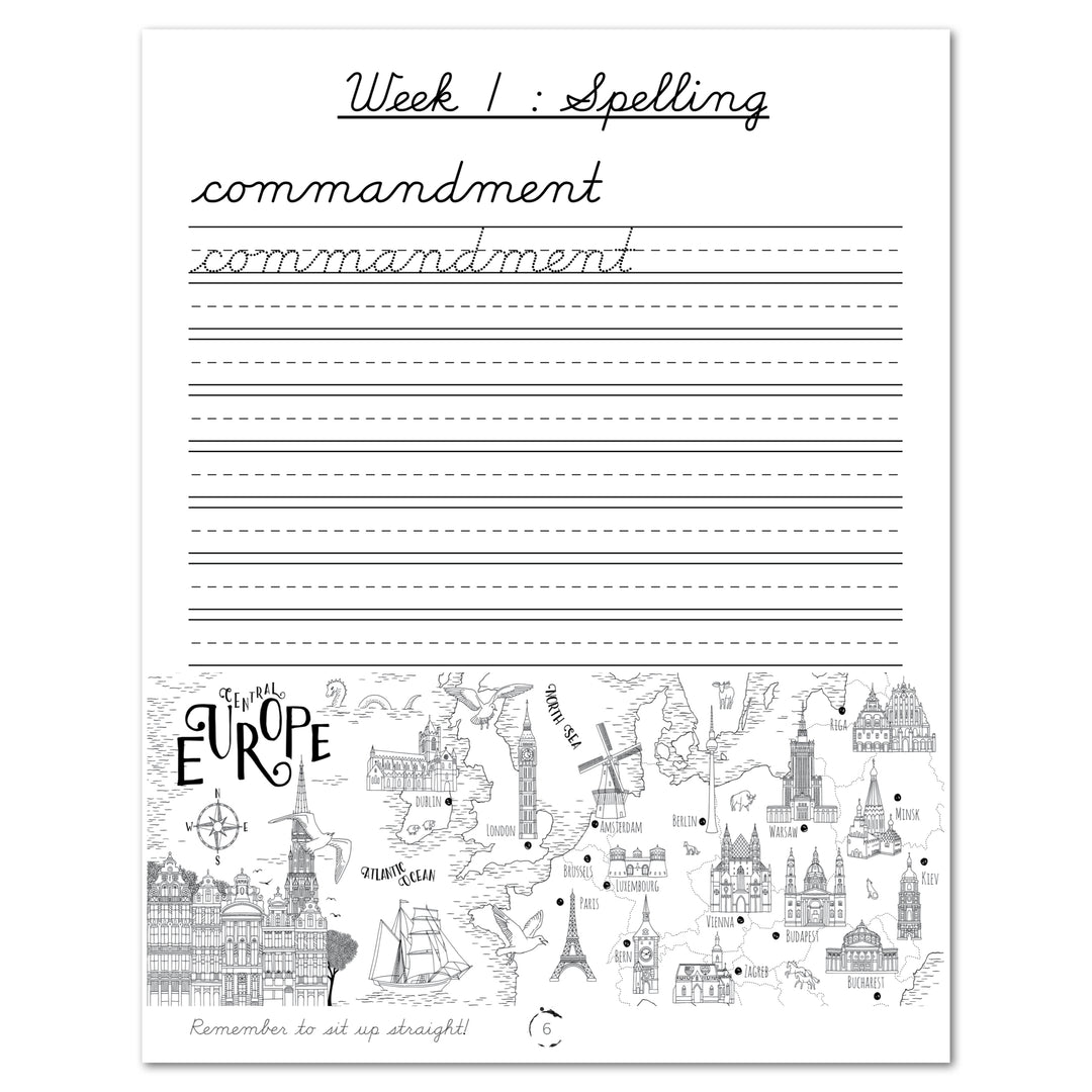 Europe Cursive Writing (Digital Download) – Gather 'Round Homeschool USA