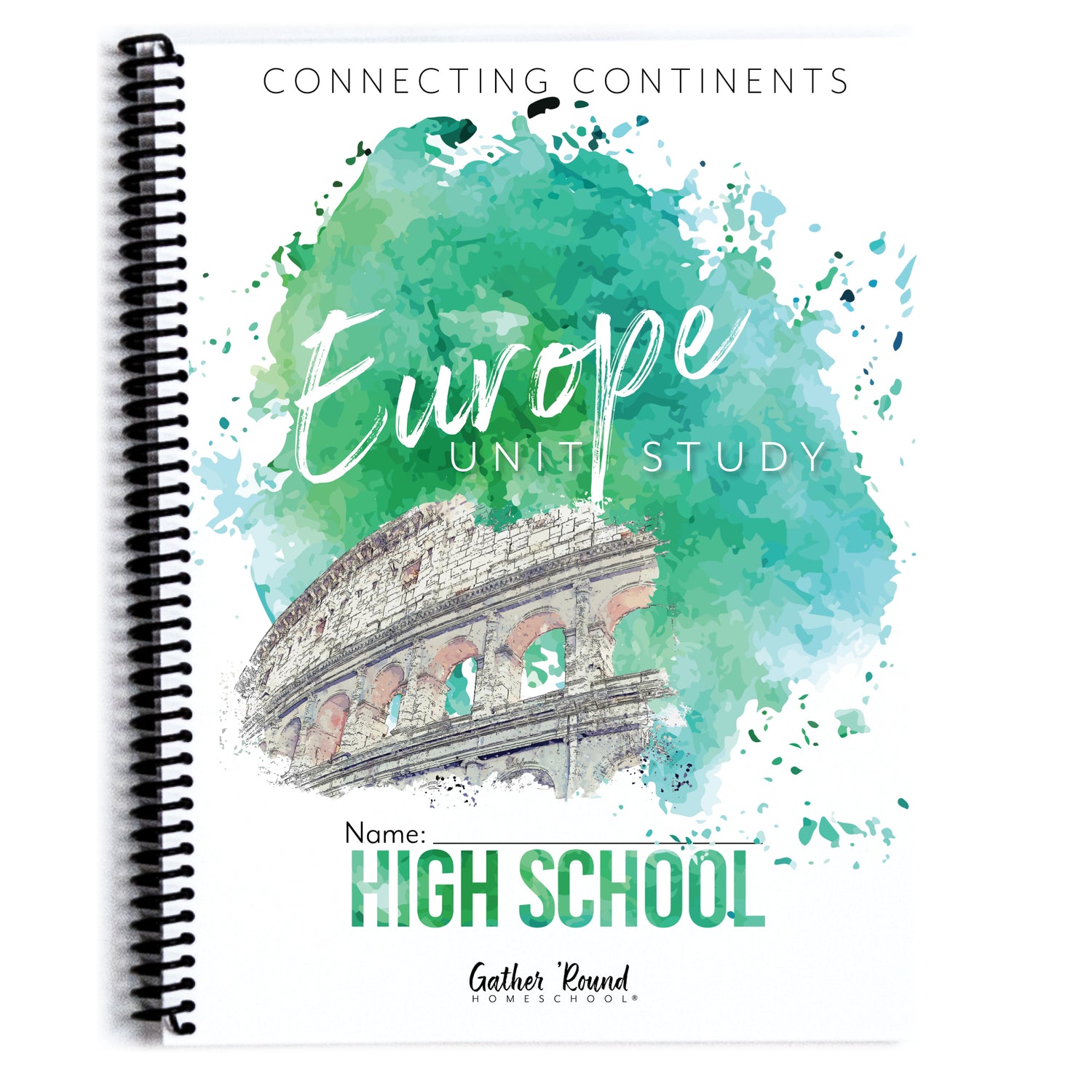 Europe homeschool unit study printed student book high school