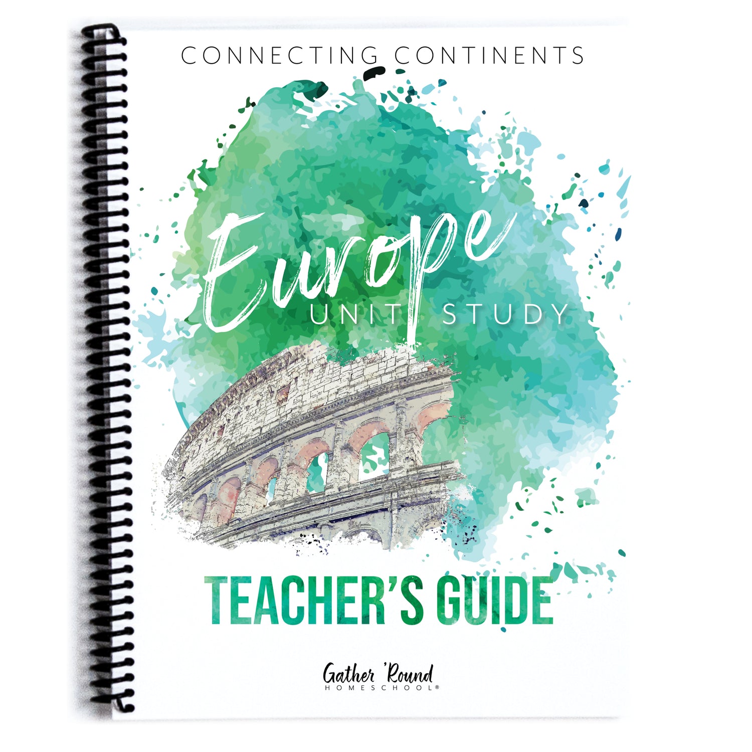 Europe homeschool unit study printed teacher's guide 