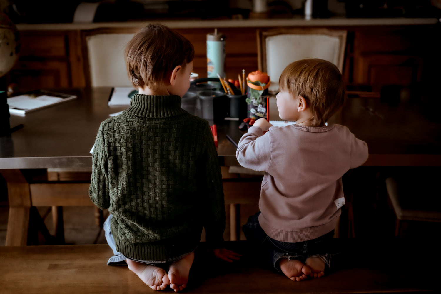 Christian homeschool curriculum teaching multiple ages together with Gather Round unit studies