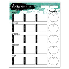 Farming + Food homeschool unit study print food journal meal plan 
