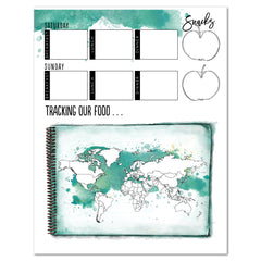 Farming + Food homeschool unit study print food journal tracking our food