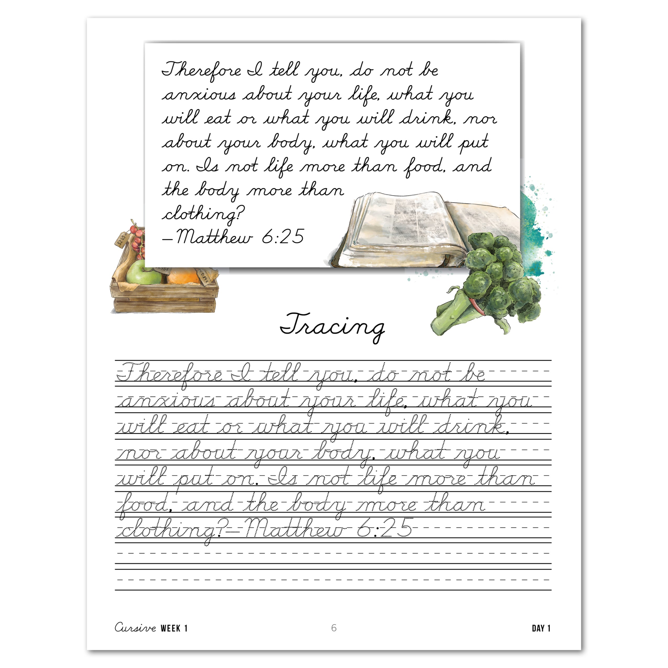 Farming and Food Cursive Writing (Printed Book) – Gather 'Round ...