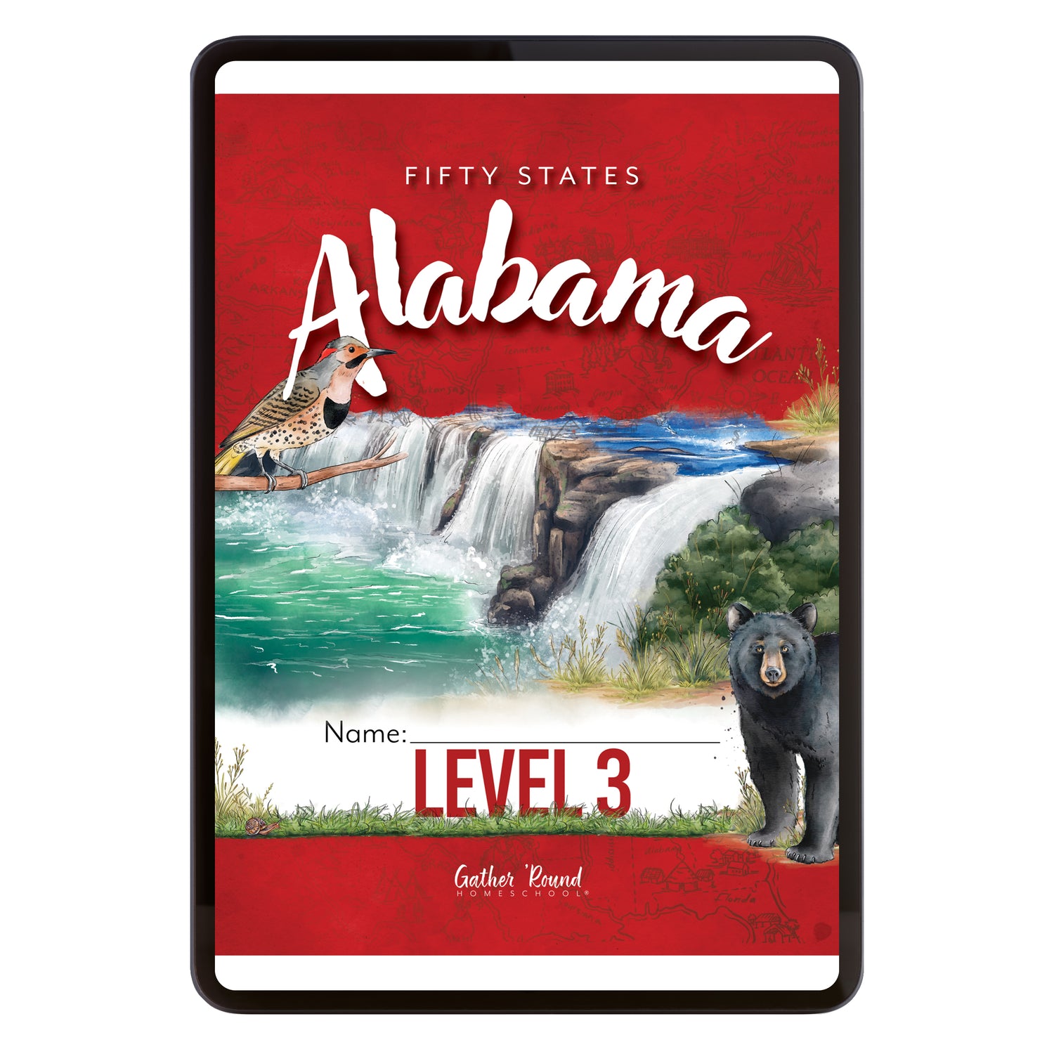 Alabama Fifty States Homeschool Unit Study Digital Level 3 Student Book